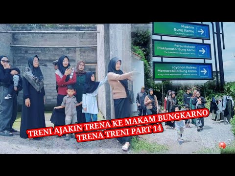 Treni Ajakin Trena Berkunjung Ke Makam Bungkarno Di Blitar!! Trena Treni Saudara Kembar Terpisah
