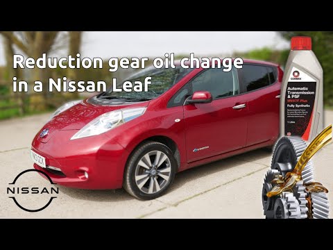 How to change the reduction gearbox oil in a Nissan Leaf (all models)