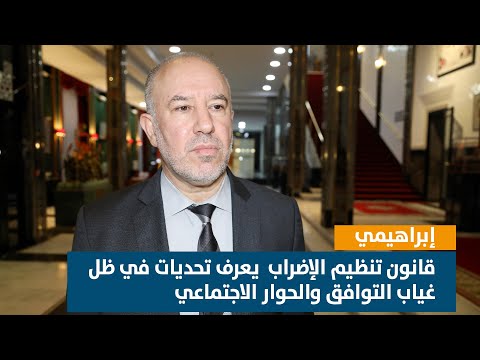 إبراهيمي: تحديات قانون تنظيم الإضراب في ظل غياب التوافق والحوار الاجتماعي