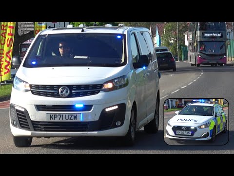 Avon & Somerset Police | Unmarked Dog Van & Response Car responding to an Emergency
