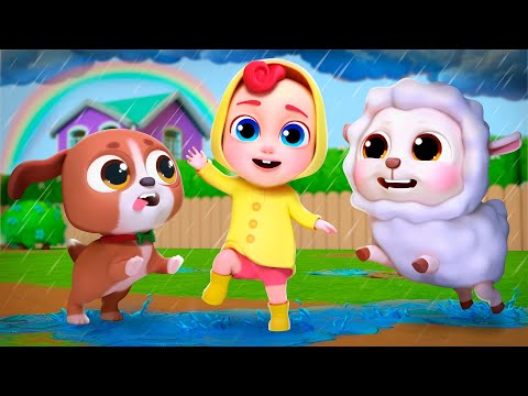 Rain Rain Go Away | 🌧️ Funny Bunny - Nursery Rhymes & Kids Songs Compilation🌟
