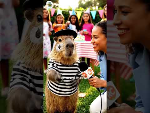 Si se ríen ? #fiesta #capybara #shortsviral