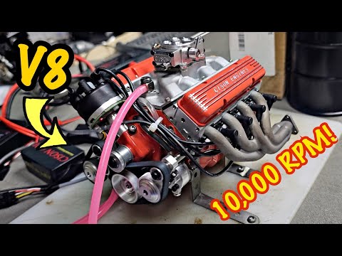 REAL SMALL BLOCK V8 ENGINE SOUNDS AMAZING - OVER 10,000 RPM!