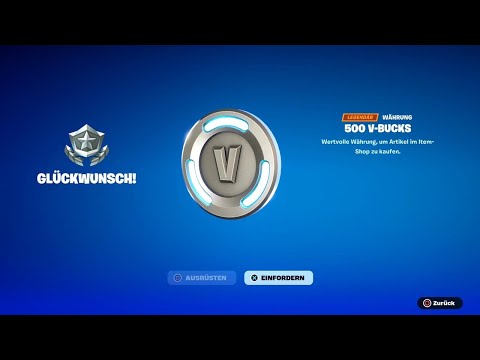 Fortnite macht Fehler und gibt 500 V BUCKS und OG Item an einige Spieler