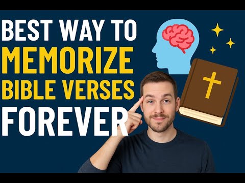 How to Memorize Bible Verses and Keep Them for Life!