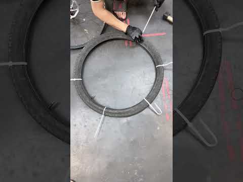 Bí kíp lắp lốp cực dễ – Chỉ cần vài sợi dây thít là xong!