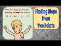 Understanding Slope from Two Points