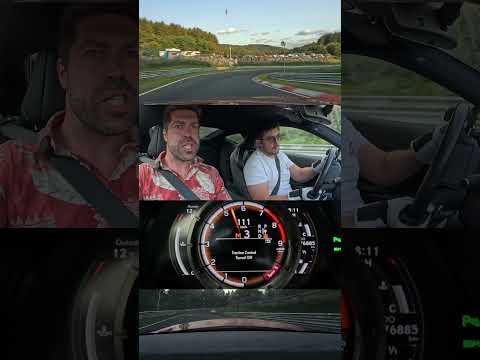 Close Call! Sideways Lexus LC500 vs LUCKIEST Driver! // Nürburgring