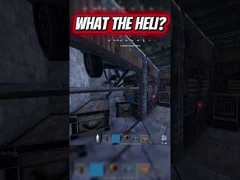 Any else had a heli in there core? #rust #rustgame #rustpvp #rustconsoleedition #rustconsole #shorts