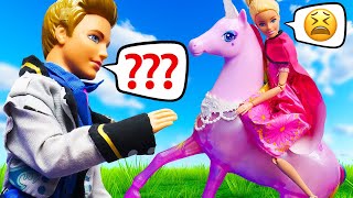 👸 Барби и Сказочный Сон: Принц, Единорог и Трон!