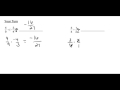 Dividing Fractions and Mixed Numbers Mastery