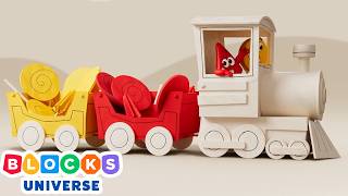 Choo, Choo! - The Sorting Express Special | Learn to Explore Colours Compilation | @colourblocks