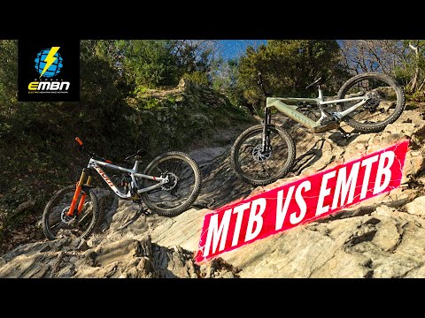Are Mountain Bikes Faster Downhill? | MTB VS eMTB