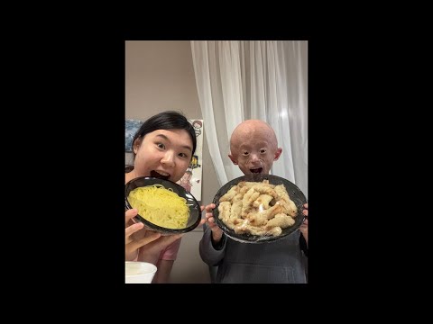욘니와치애의 비오는날 짜장면 짬뽕 먹방! (feat탕수육)