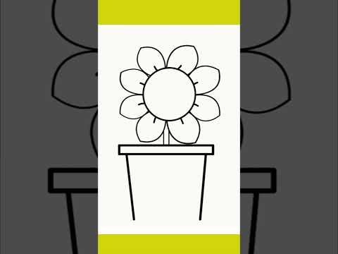 CÓMO DIBUJAR UNA FLOR LINDA, JACK Dibujos #drawing #art #views #shortvideo