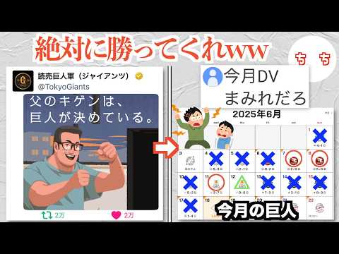 巨人の父の日の投稿、毒親と言われてしまう！？