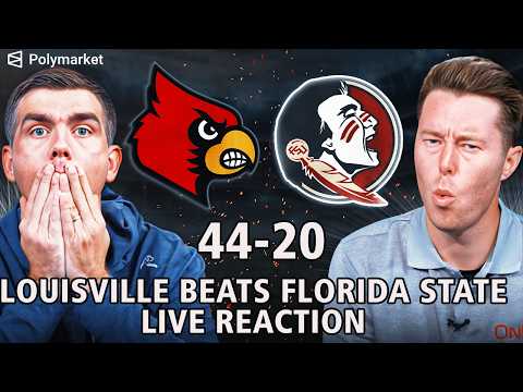 Louisville <strong>BEATS</strong> Florida State LIVE REACTION | Should Mike Norvell Be Fired?