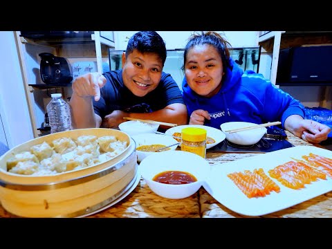 Homemade Siu Mai and Poke Mukbang