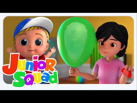 Canção de Balão Musica infantil e mais Rimas Divertidas Por Junior Squad