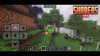 Los NUEVOS y MEJORES 5 shaders para minecraft BEDROCK 1.21 - top 5 SHADERS para mcpe 1.21 Sin Lag