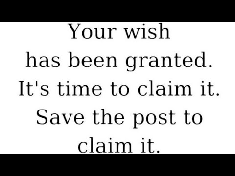 Your wish has been granted ✨🤫