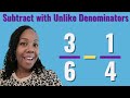 Equivalent Fractions and Subtraction