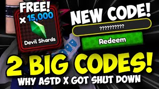 2 Big Codes! The INSANELY OP GLITCH That GOT ASTD X TAKEN DOWN!