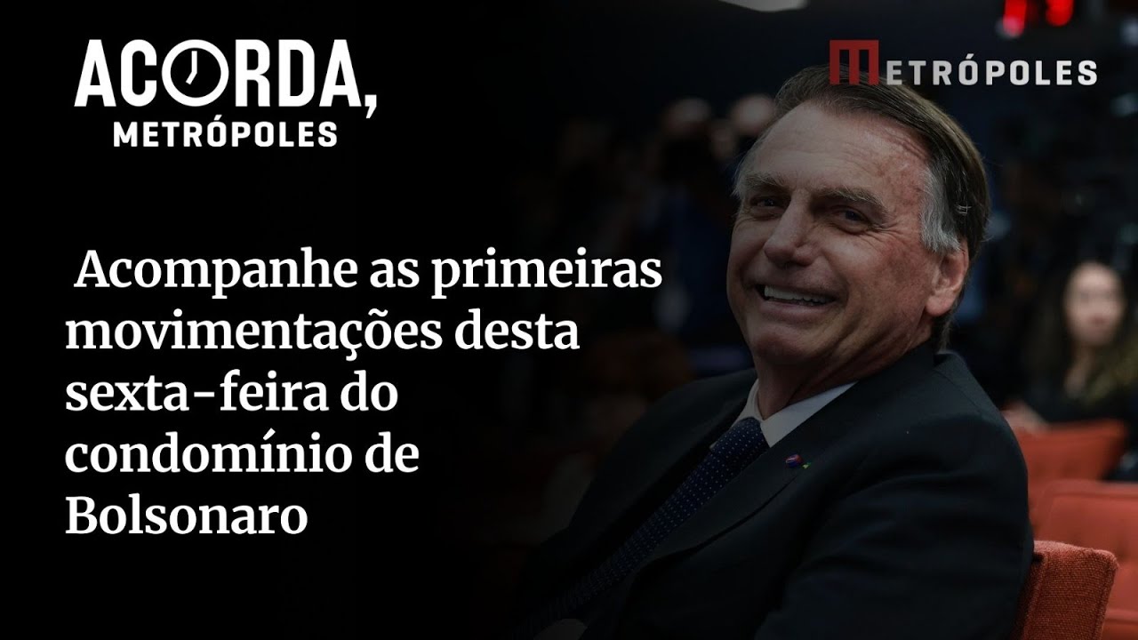 Direto do condomínio do Bolsonaro acompanhe as primeiras movimentações desta sexta feira