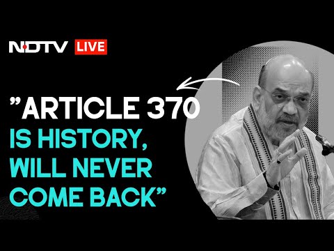 "Article 370 Is History, Will Never Come Back": Amit Shah In J&K & Other News