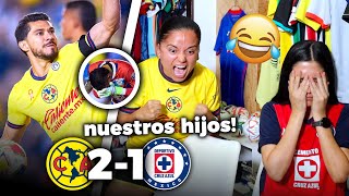 Reacción: AMÉRICA 2-1 CRUZ AZUL *Otra vez ELIMINANDO a nuestros hijos | Dúo Dinámico