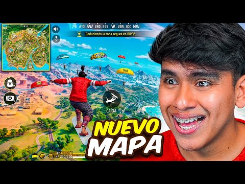 NUEVO MAPA!! NUEVAS ARMAS PODEROSAS EN FREE FIRE!!😱SERVIDOR AVANZADO