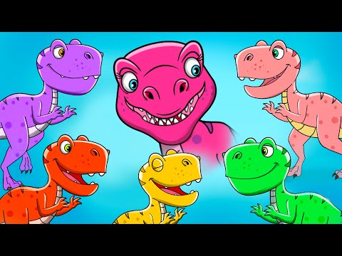 Baby T-Rex | Dinosaur Songs | FunForKidsTV Songs for Children