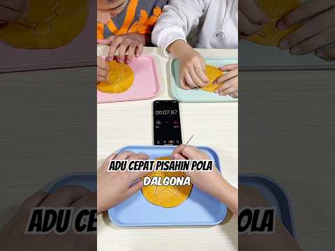 Adu cepat pisahin pola dalgona candy ala #squidgame