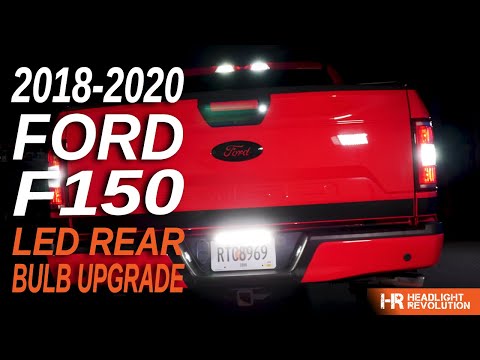 18 20 Ford F 150 XTR License Plate LED Backup Light Bar HR