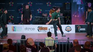 Floor Artists vs Rock Force Crew [top 16] // stance x CYPHER ROTUNDA - Minneapolis