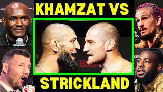UFC Fighters BREAKDOWN Khamzat Chimaev vs Sean Strickland | UFC 328