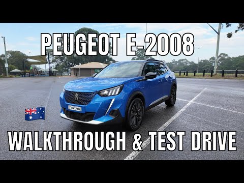 Electric Peugeot e-2008 GT Australia Walkthrough and Test Drive