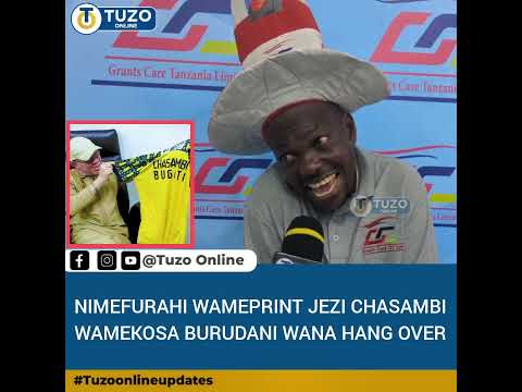 NIMEFURAHI WAMEPRINT JEZI JINA LA CHASAMBI HAWANA FURAHA