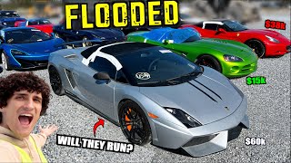 Buying HURRICANE FLOODED Supercars at Salvage Auction for CHEAP!