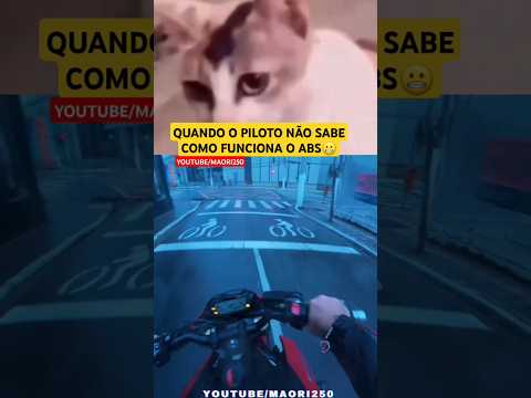 ALGUÉM EXPLICA PRA ELE COMO FUNCIONA O ABS?!🤭#canalmaori250 #automobile #motorcycle #yamaha #suzuki