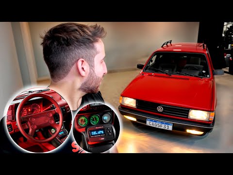 Tapa no INTERIOR da PARATI TURBO!