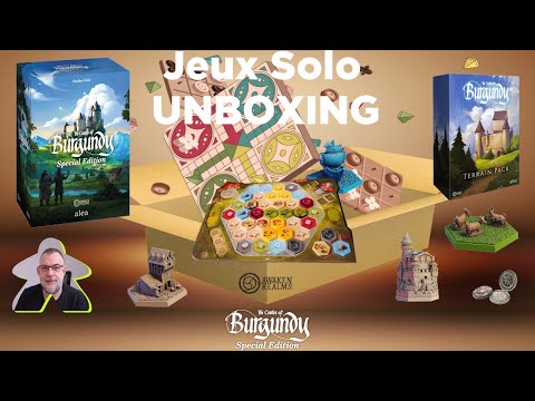 Unboxing - Les châteaux de Bourgogne - Edition spéciale | Awaken Realms | jeu de société