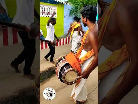 🥁தொப்பி குமார் அடிக்கும் அடியை பாருங்கள்🔥#shorts #நையாண்டிமேளம்