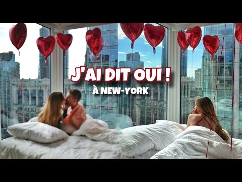 OMG 😍 IL M'A DEMANDÉ EN MARIAGE À NEW-YORK ! 💍