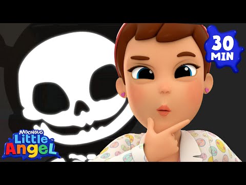 Doctor Check Up Song 🩺| Little Angel 😇 | 🔤 Subtitled Sing Along Songs 🔤 | Cartoons for Kids