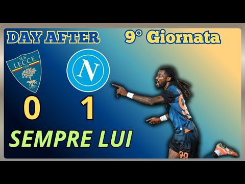 VINCE SEMPRE CONTE! LA PRESTAZIONE & LUCCA... |DayAfter LEC 0-1 NAP | [9° GIORNATA]