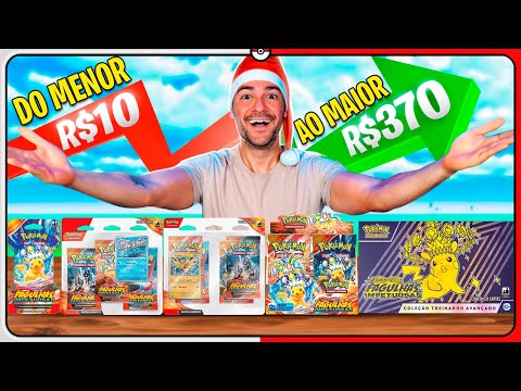 Abri CARTA POKÉMON do MENOR até o MAIOR PREÇO