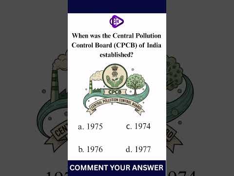 What do you think is the correct answer? #pollution#controlboard #government#quiz#aspirants#students