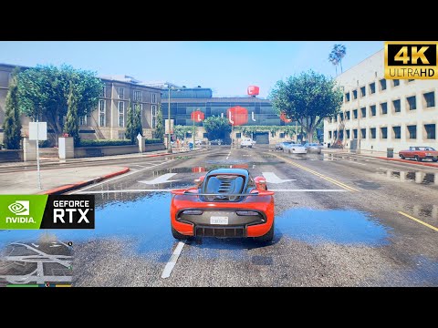 GTA V Realistic 4k Ultra HD Graphics [ Max out settings GEFORCE RTX ON ]