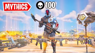 Can I Get 100 Kills In A Row With Only Mythic Weapons? (Fortnite Reload)